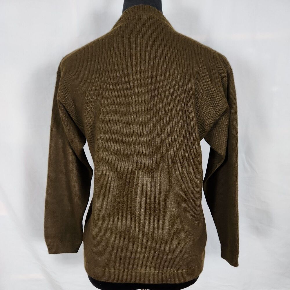 Vtg Loreto Peruvian Baby Alpaca Wool Cardigan Sweater Women Small - Picture 7 of 10